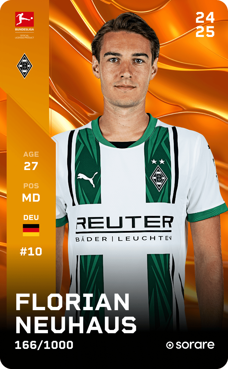 Florian Neuhaus 2024-25 • Limited 166/1000
