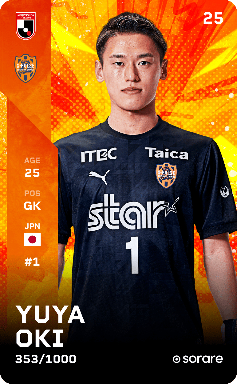 Yuya Oki 2025-26 • Limited 353/1000