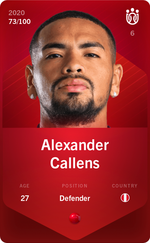 Sorare - Sorare Official - Alexander Callens 2020-21 • Rare 73/100 - NFT # 39069023989797906292263526731039073612780490388846273555020999654245051347945