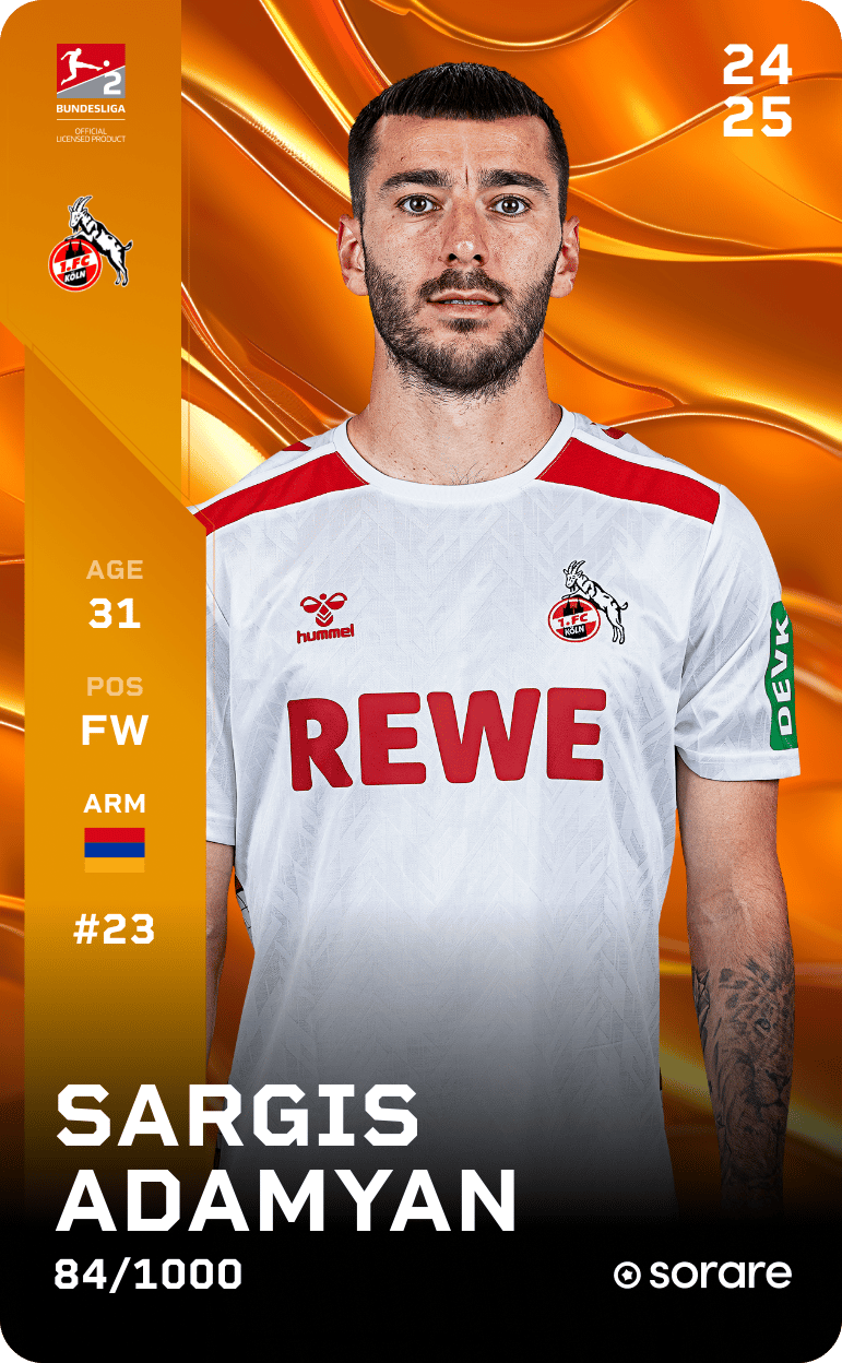 Sargis Adamyan 2024-25 • Limited 84/1000