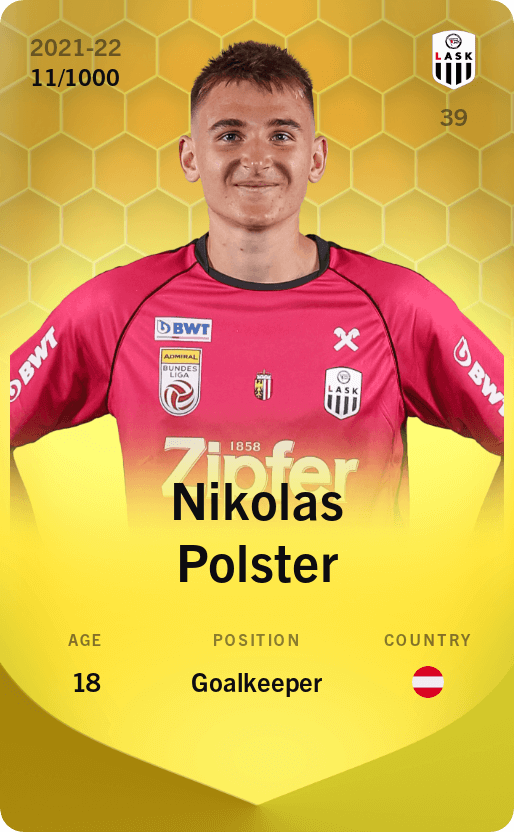Nikolas Polster 2021-22 • Limited 11/1000