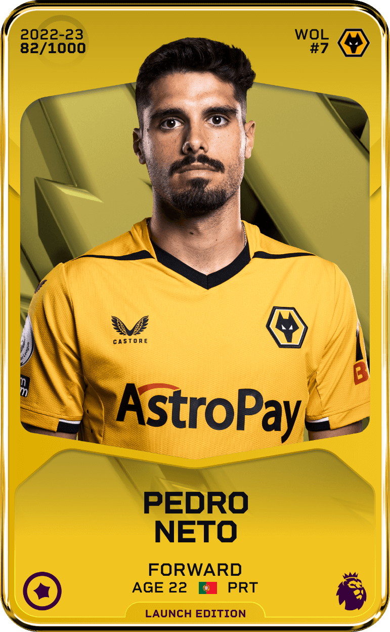 Pedro Neto 2022-23 • Limited 82/1000