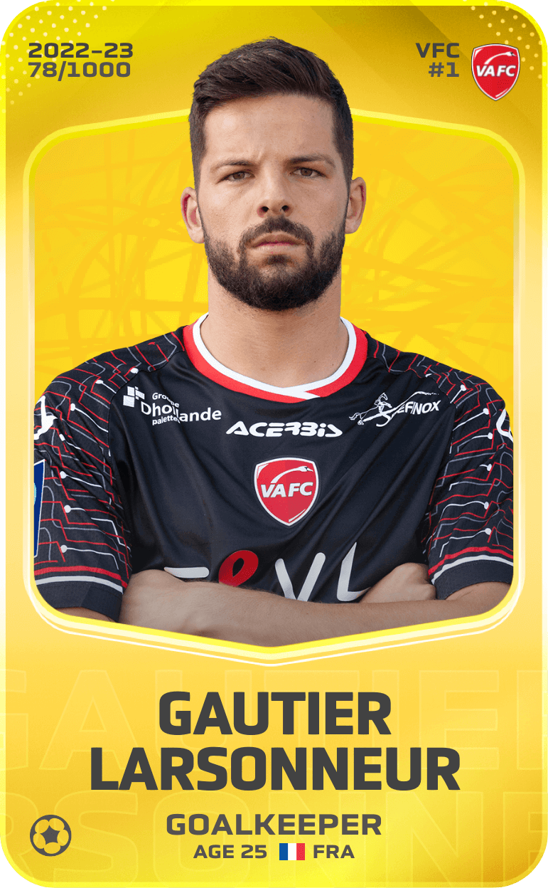 Gautier Larsonneur 2022-23 • Limited 78/1000