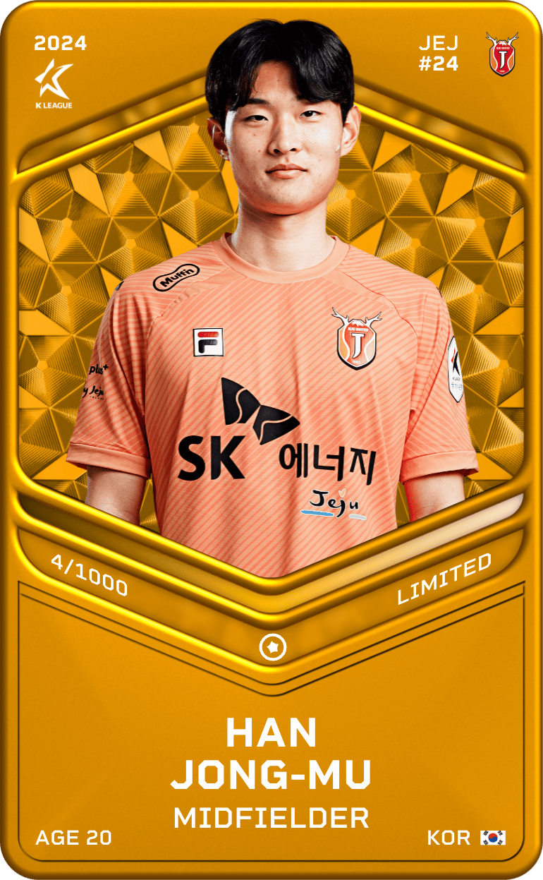 Han Jong-Mu 2024-25 • Limited 4/1000