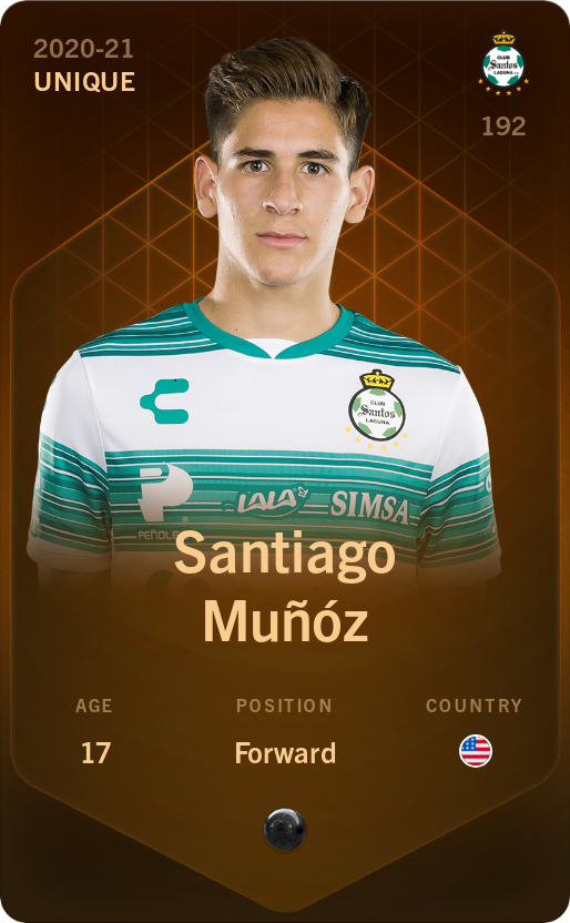 Sorare - Sorare Official - Santiago Muñóz 2020-21 • Unique - NFT # 53259220132991221379554825677153795877591449536603516374469727324240218814539