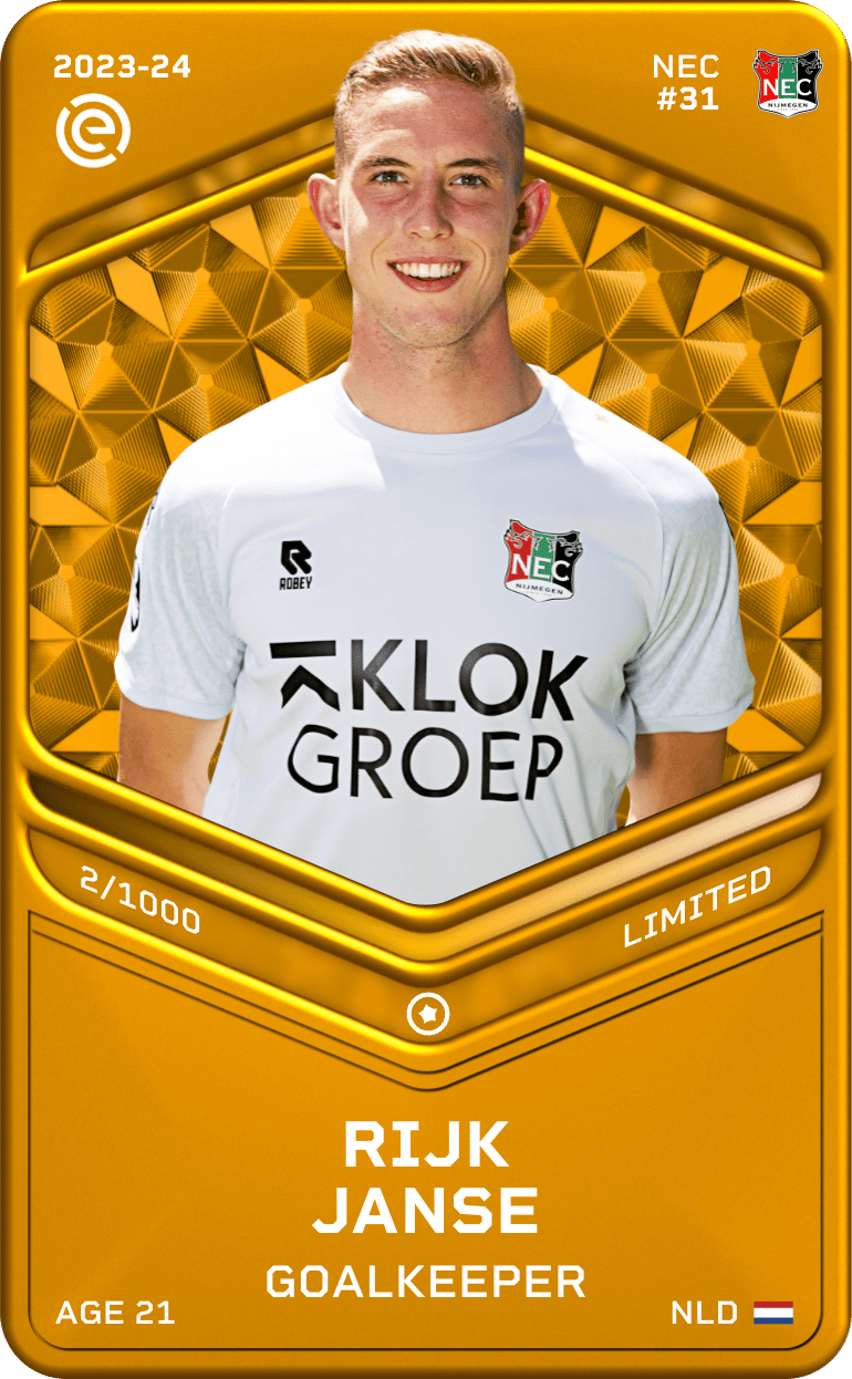 Rijk Janse 2023-24 • Limited 2/1000