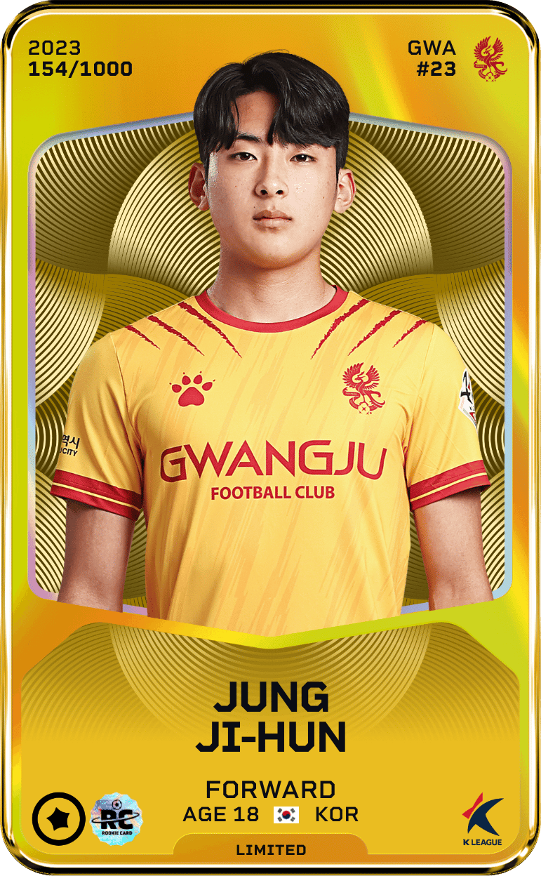 Jung Ji-Hun 2023-24 • Limited 154/1000