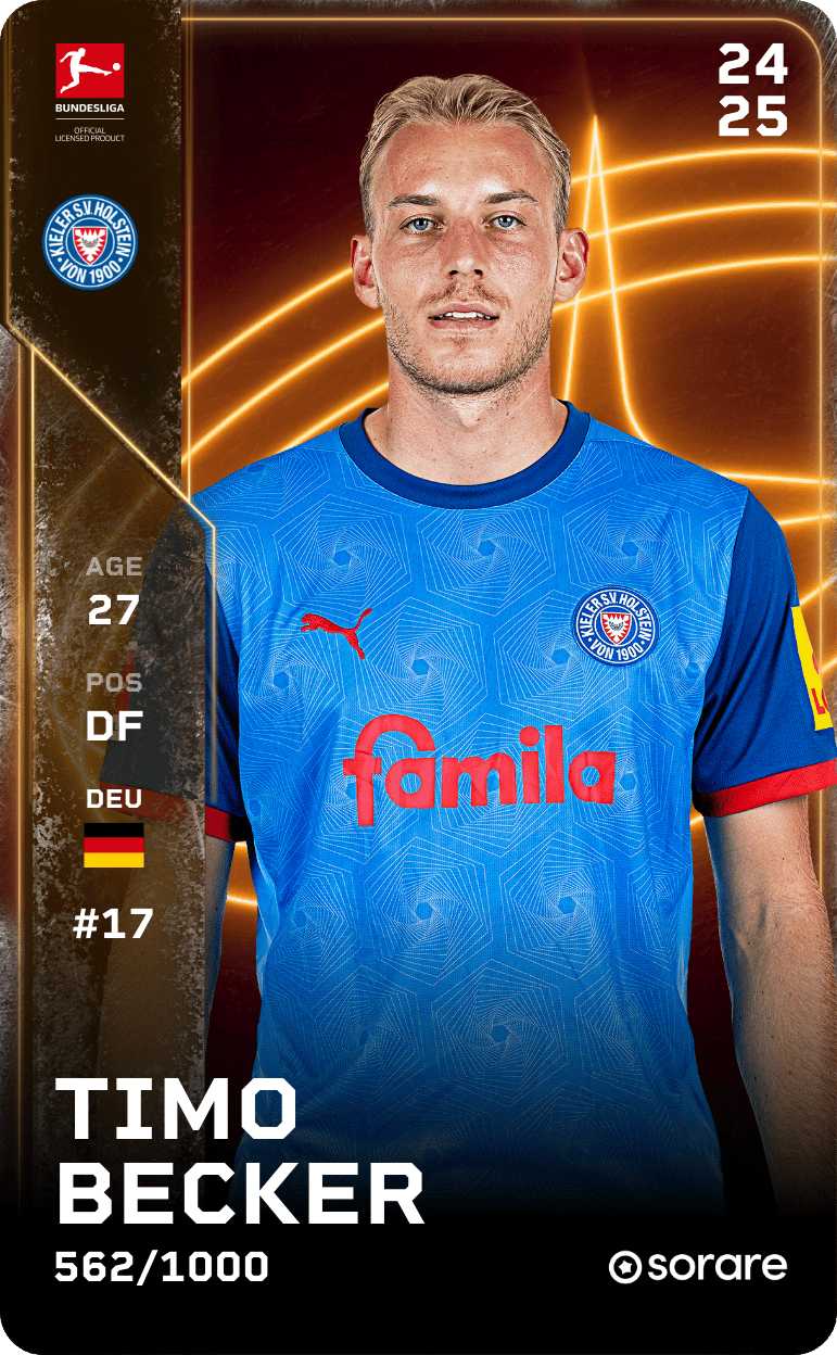 Timo Becker 2024-25 • Limited 562/1000