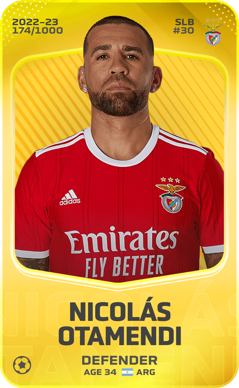 Nicolás Otamendi 2022-23 • Limited 174/1000