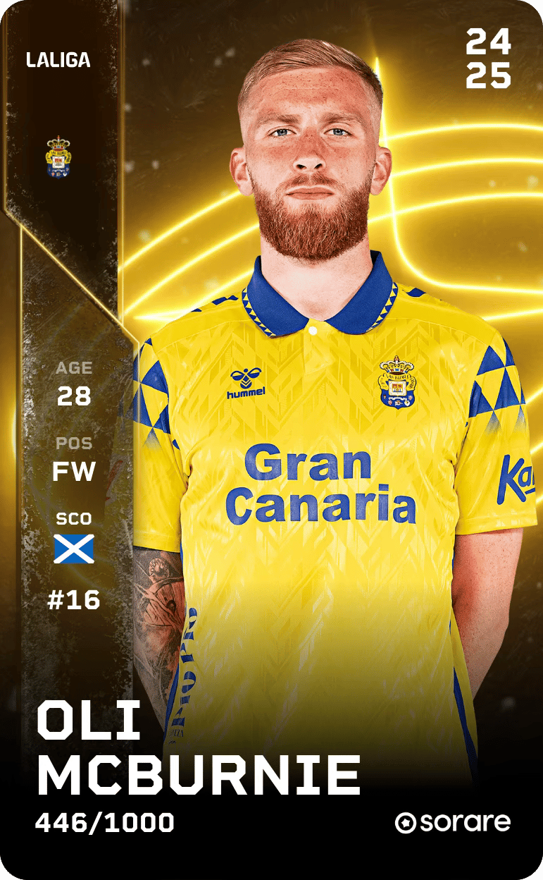 Oliver McBurnie 2024-25 • Limited 446/1000