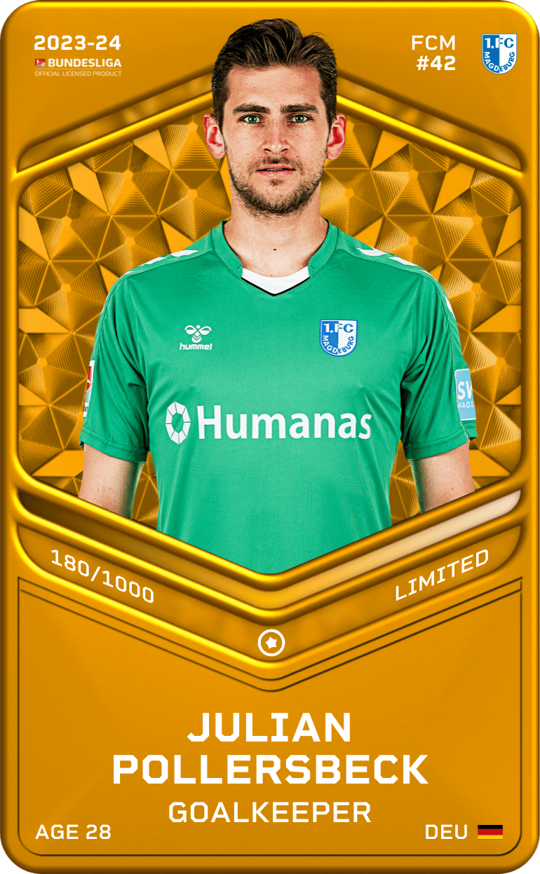 Julian Pollersbeck 2023-24 • Limited 180/1000