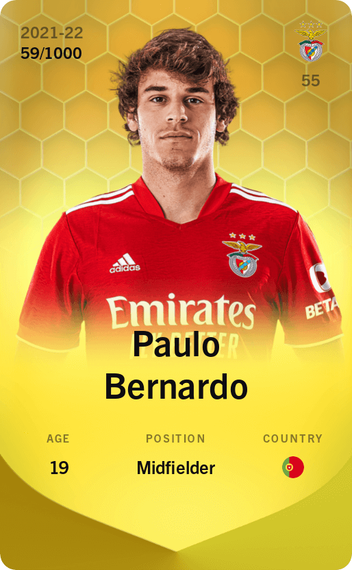 Paulo Bernardo 2021-22 • Limited 59/1000