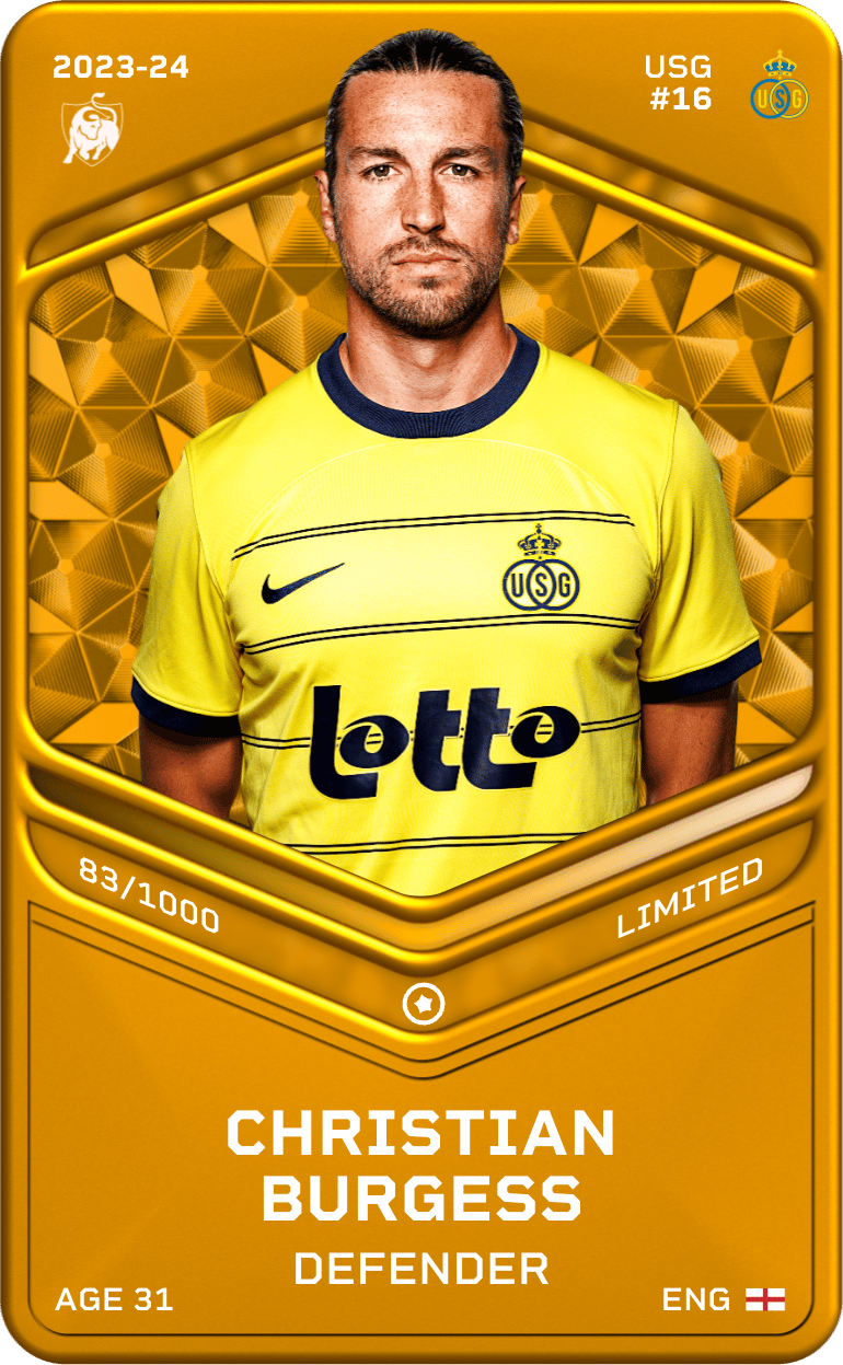 Christian Burgess 2023-24 • Limited 83/1000