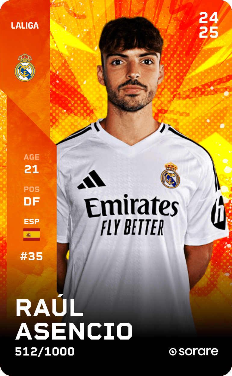 Raúl Asencio 2024-25 • Limited 512/1000