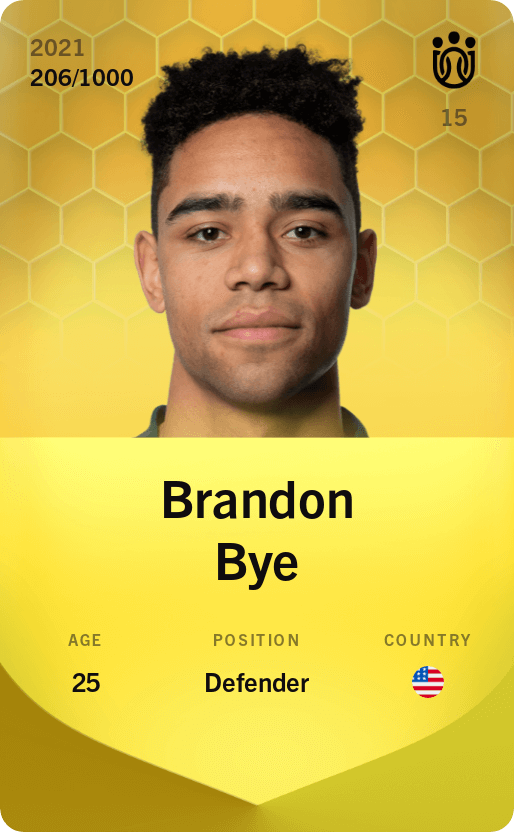 Brandon Bye 2021-22 • Limited 206/1000