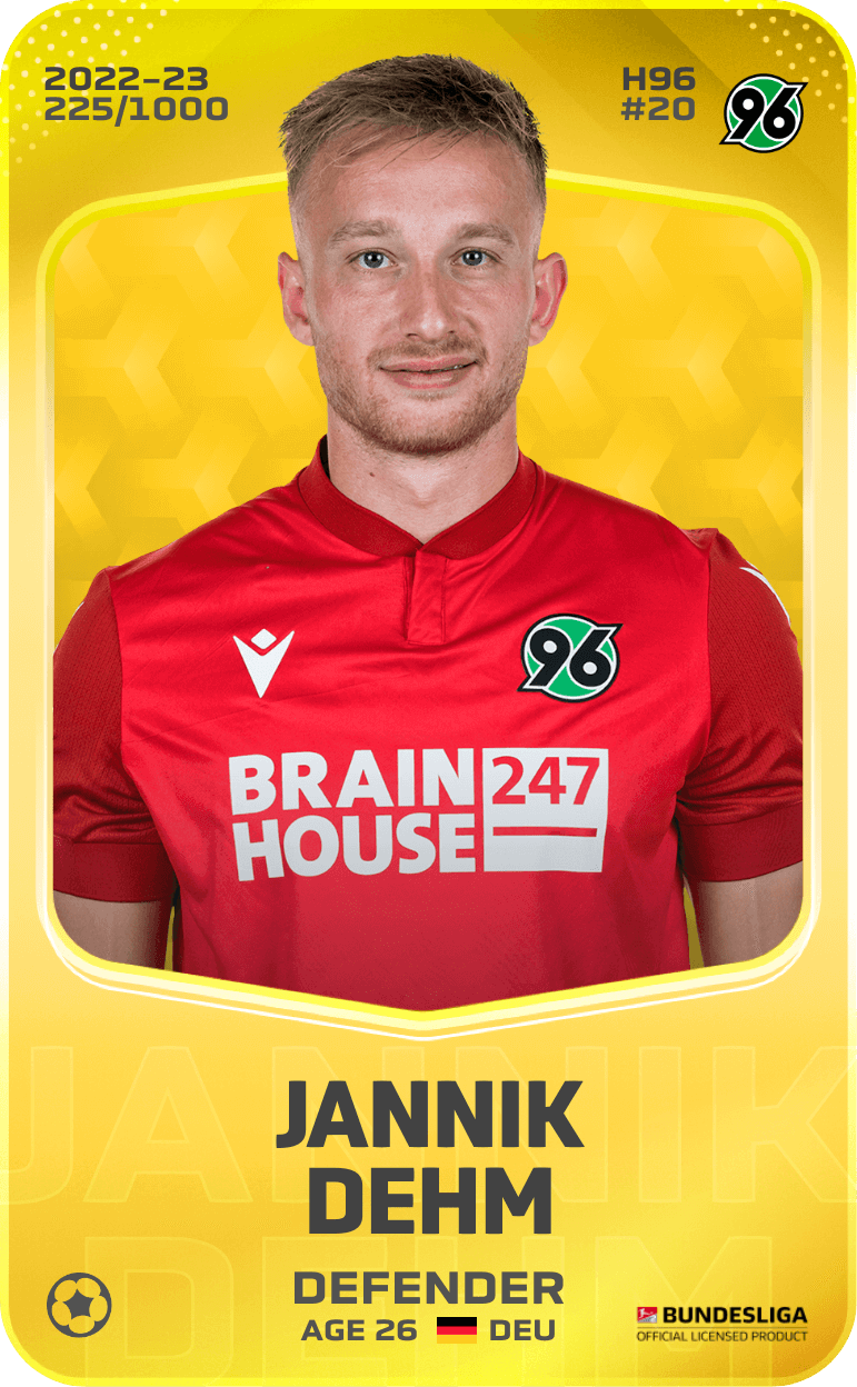 Jannik Dehm 2022-23 • Limited 225/1000