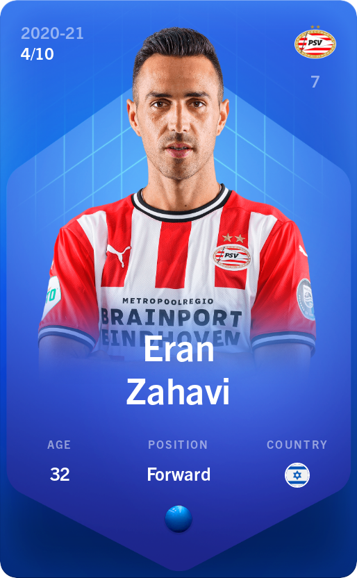 Sorare - Sorare Official - Eran Zahavi 2020-21 • Super Rare 4/10 - NFT # 12680143033107321971810188656773624721391995513497438225780566026689379769011