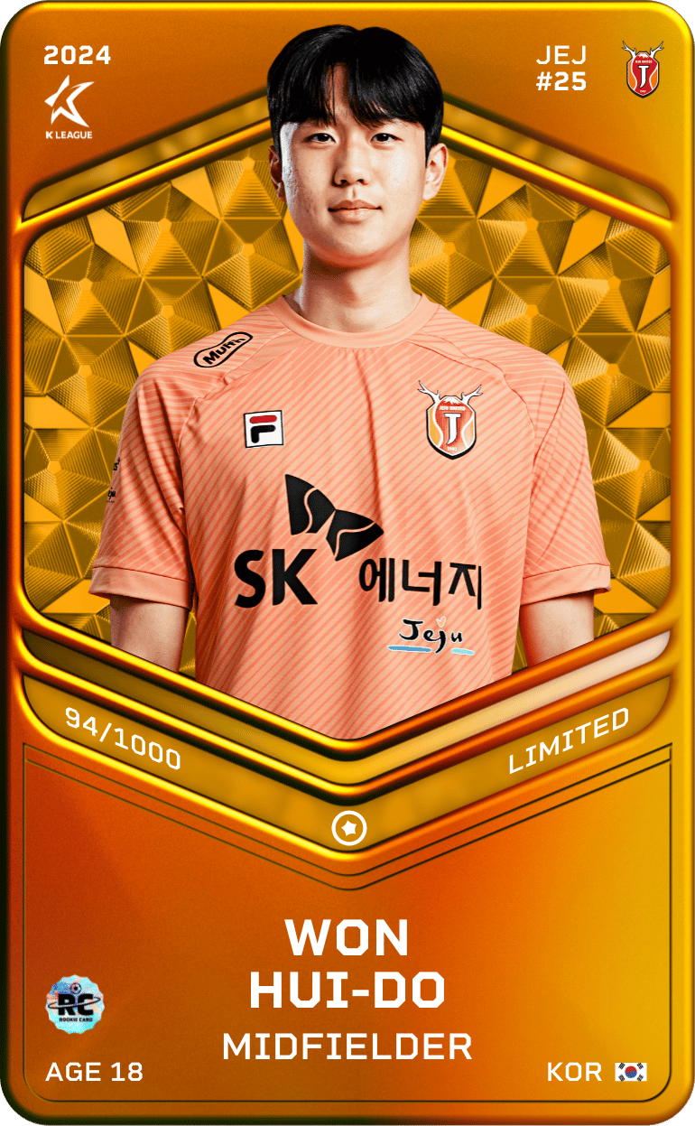 Won Hee-Do 2024-25 • Limited 94/1000