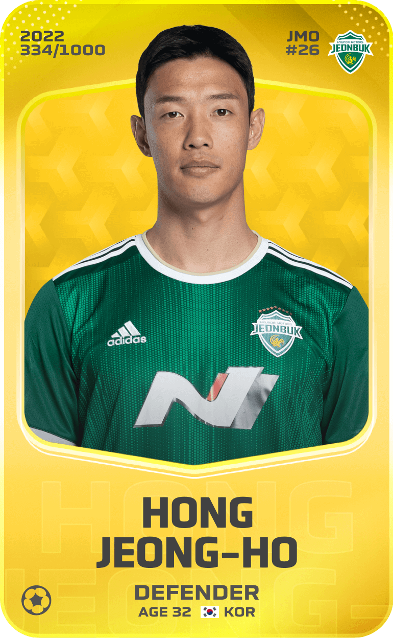 Hong Jeong-Ho 2022-23 • Limited 334/1000