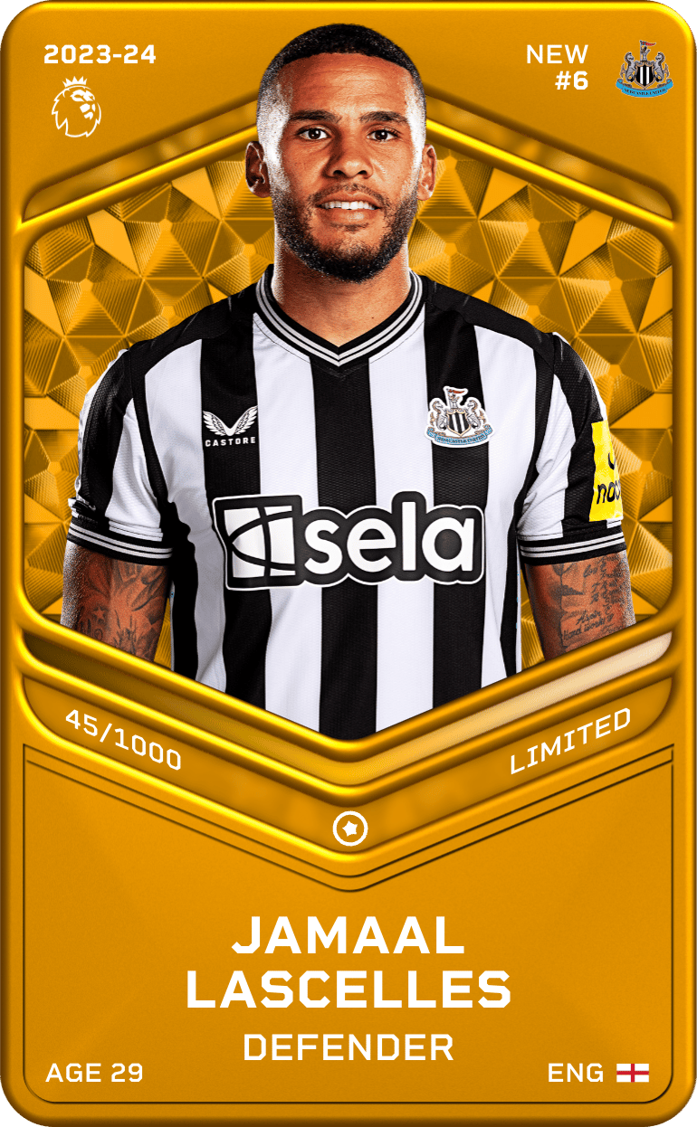 Jamaal Lascelles 2023-24 • Limited 45/1000