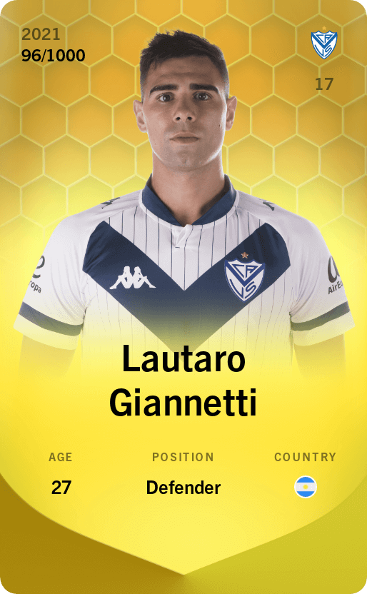 Lautaro Giannetti 2021-22 • Limited 96/1000