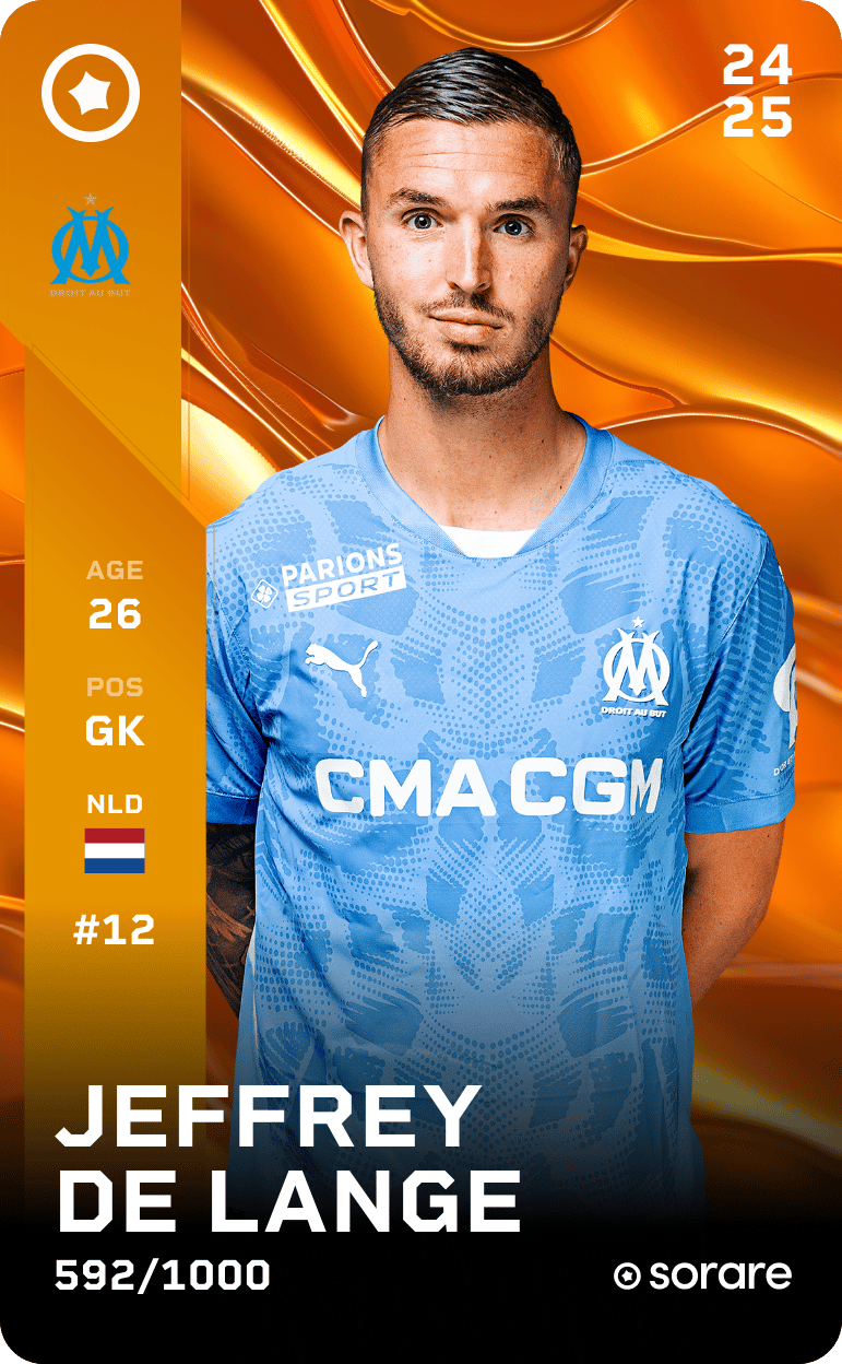 Jeffrey de Lange 2024-25 • Limited 592/1000