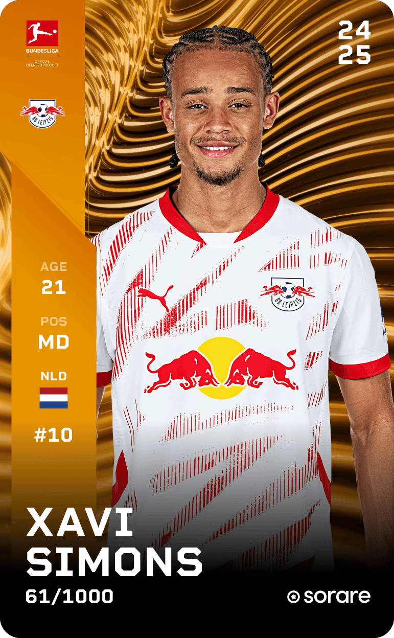 Xavi Simons 2024-25 • Limited 61/1000