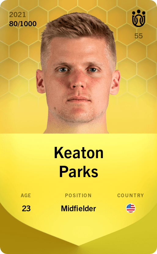 Keaton Parks 2021-22 • Limited 80/1000