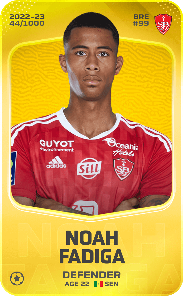 Noah Fadiga 2022-23 • Limited 44/1000