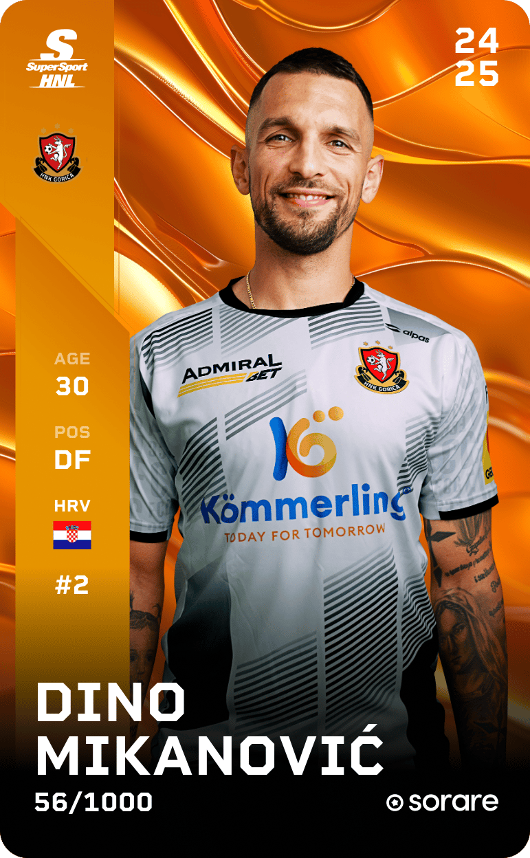 Dino Mikanović 2024-25 • Limited 56/1000