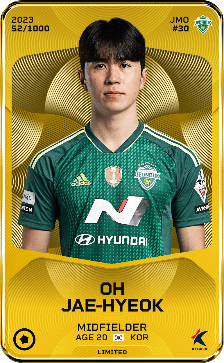 Oh Jae-Hyeok 2023-24 • Limited 52/1000