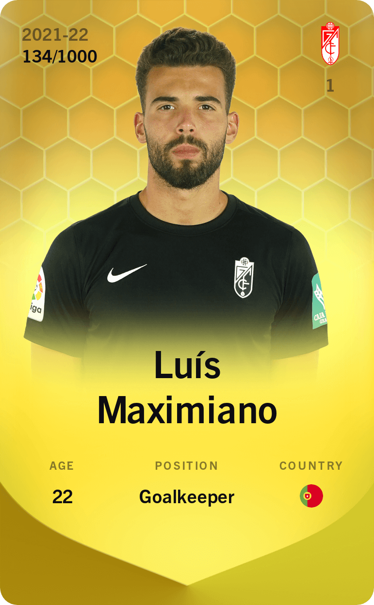 Luís Maximiano 2021-22 • Limited 134/1000
