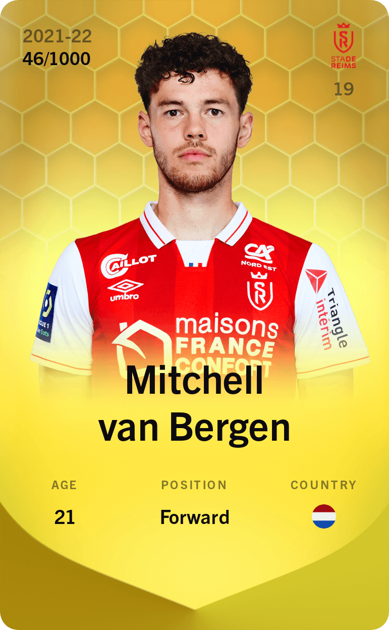 Mitchell van Bergen 2021-22 • Limited 46/1000