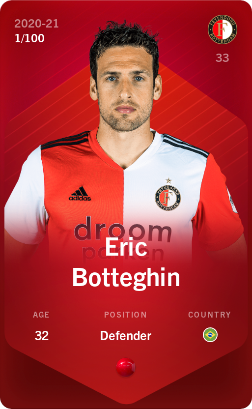 Sorare - Sorare Official - Eric Botteghin 2020-21 • Rare 1/100 - NFT # 50228281837173458146014749779469312216341165766752985203681264215789106157802