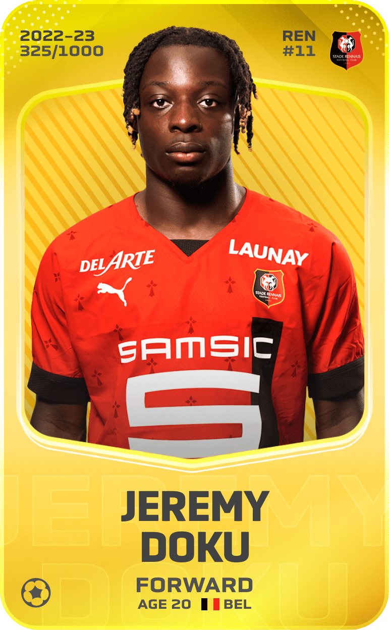 Jeremy Doku 2022-23 • Limited 325/1000