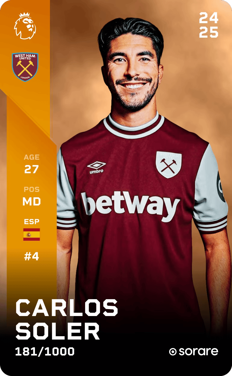Carlos Soler 2024-25 • Limited 181/1000