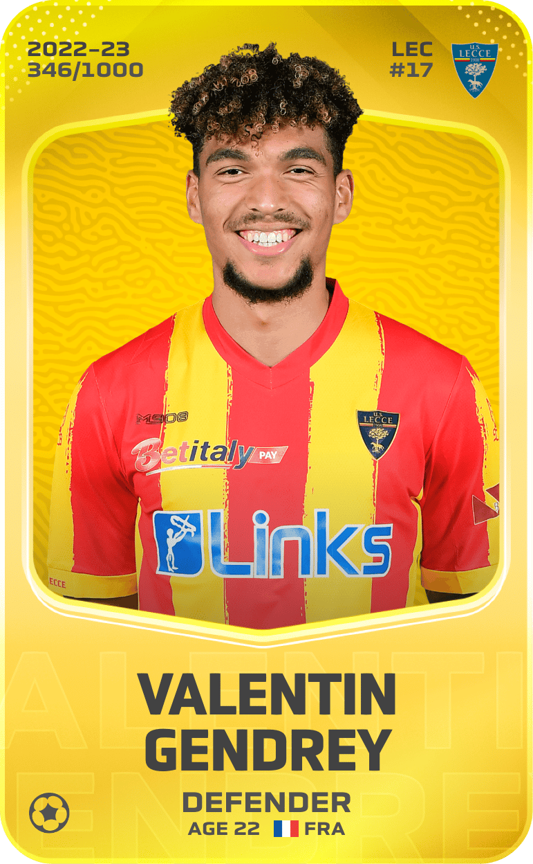 Valentin Gendrey 2022-23 • Limited 346/1000