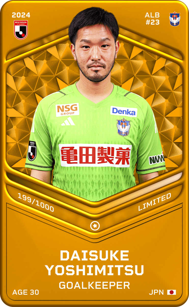 Daisuke Yoshimitsu 2024-25 • Limited 199/1000