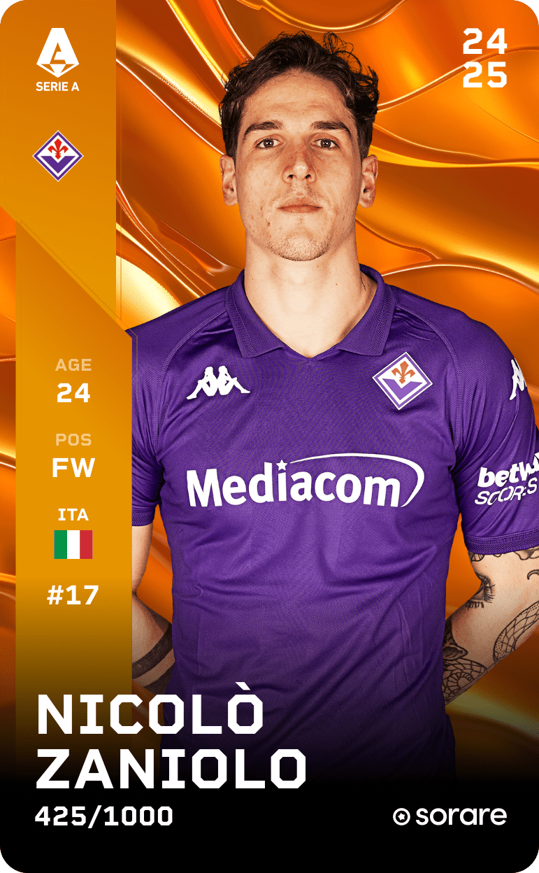 Nicolò Zaniolo 2024-25 • Limited 425/1000