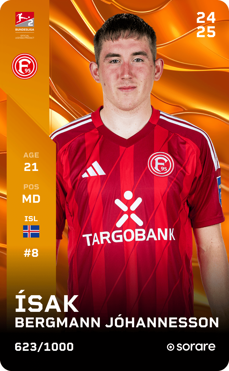Ísak Bergmann Jóhannesson 2024-25 • Limited 623/1000