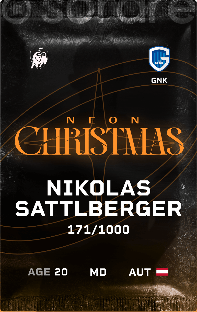 Nikolas Sattlberger 2024-25 • Limited 171/1000