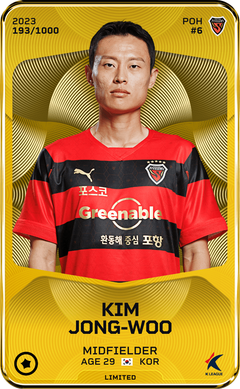 Kim Jong-Woo 2023-24 • Limited 193/1000