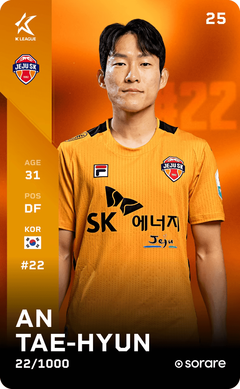 Ahn Tae-Hyun 2025-26 • Limited 22/1000