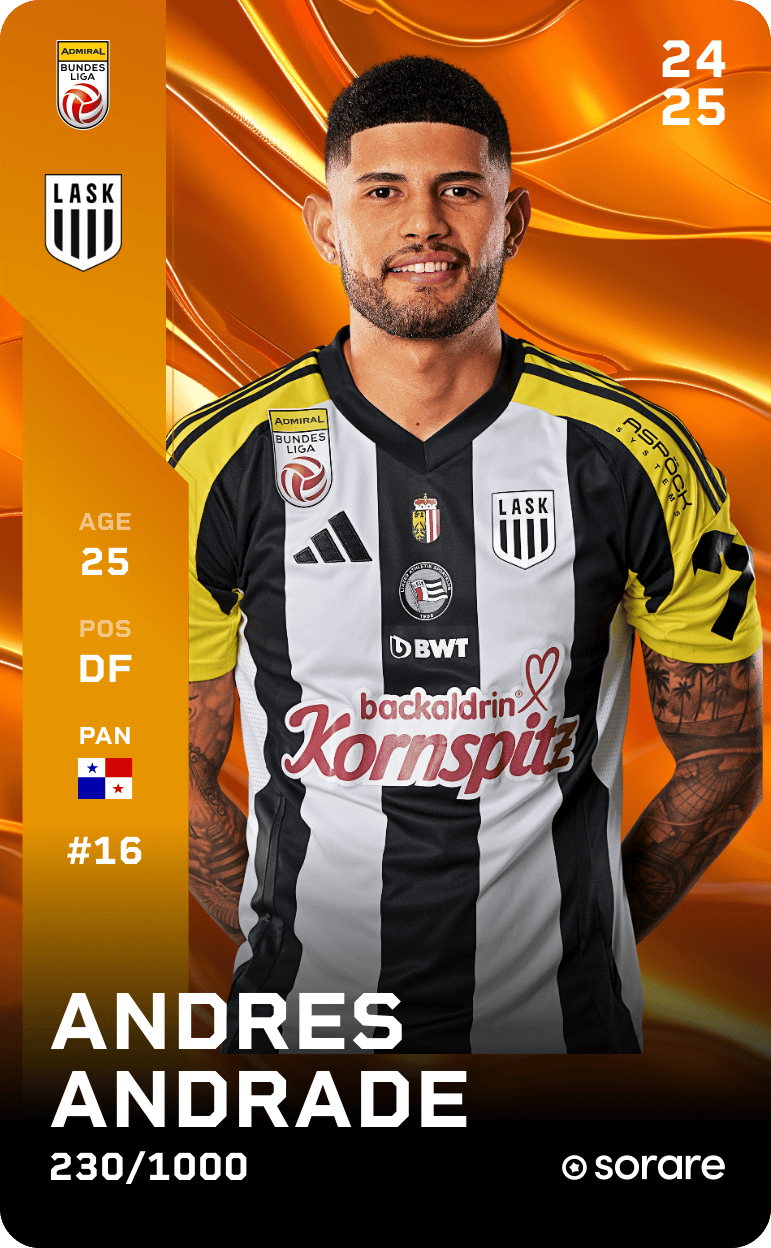 Andres Andrade 2024-25 • Limited 230/1000