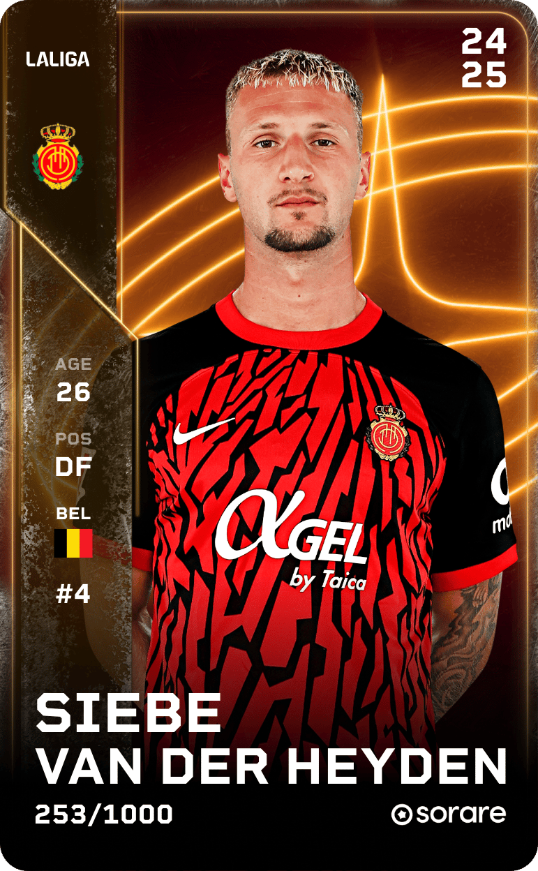 Siebe Van der Heyden 2024-25 • Limited 253/1000