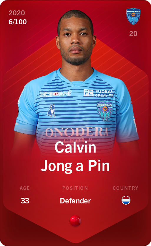 Sorare - Sorare Official - Calvin Jong a Pin 2020-21 • Rare 6/100 - NFT # 40237343344712139445984239536871424828602013577443318121923393220974206975432