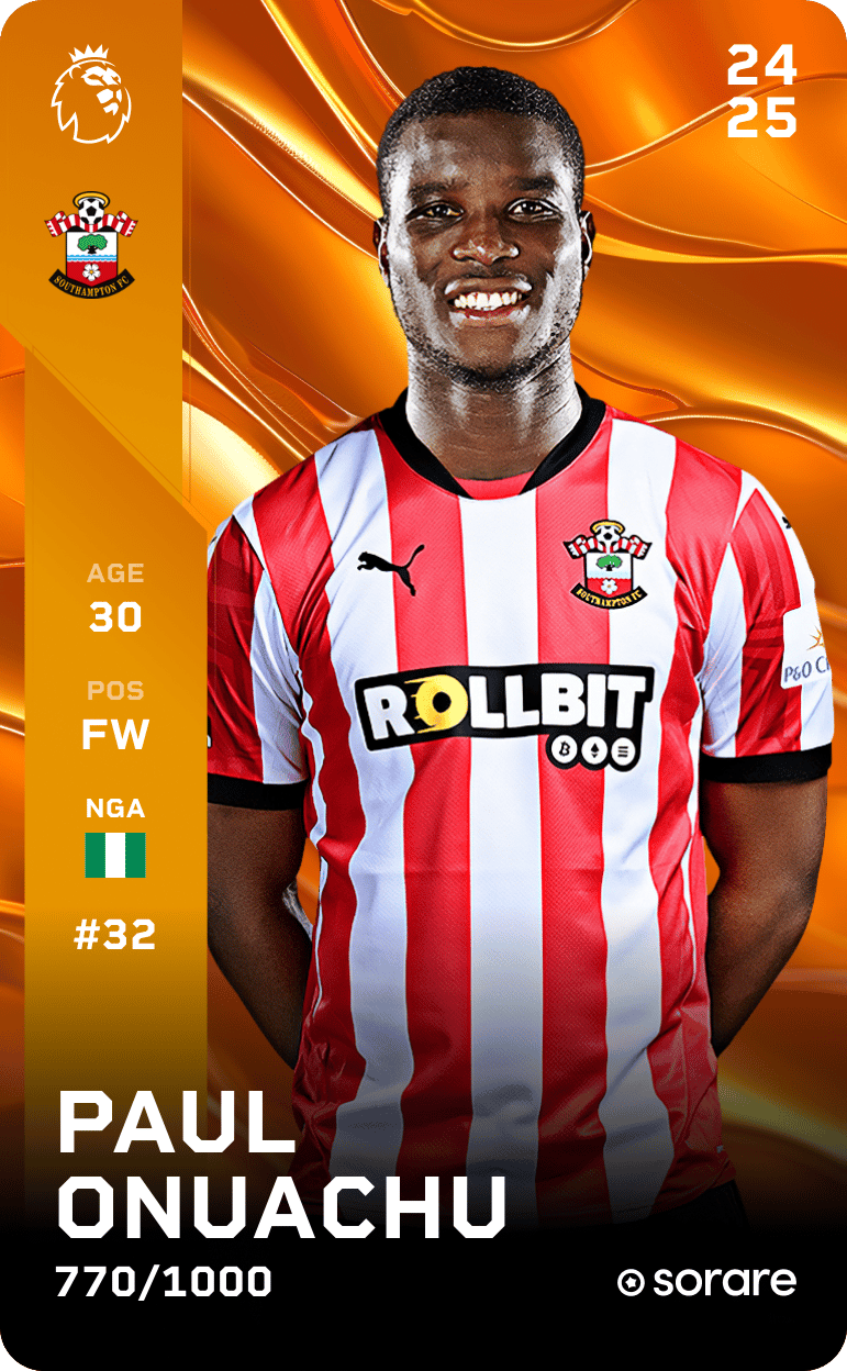 Paul Onuachu 2024-25 • Limited 770/1000