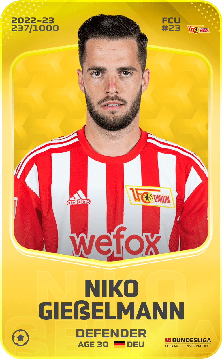 Niko Gießelmann 2022-23 • Limited 237/1000