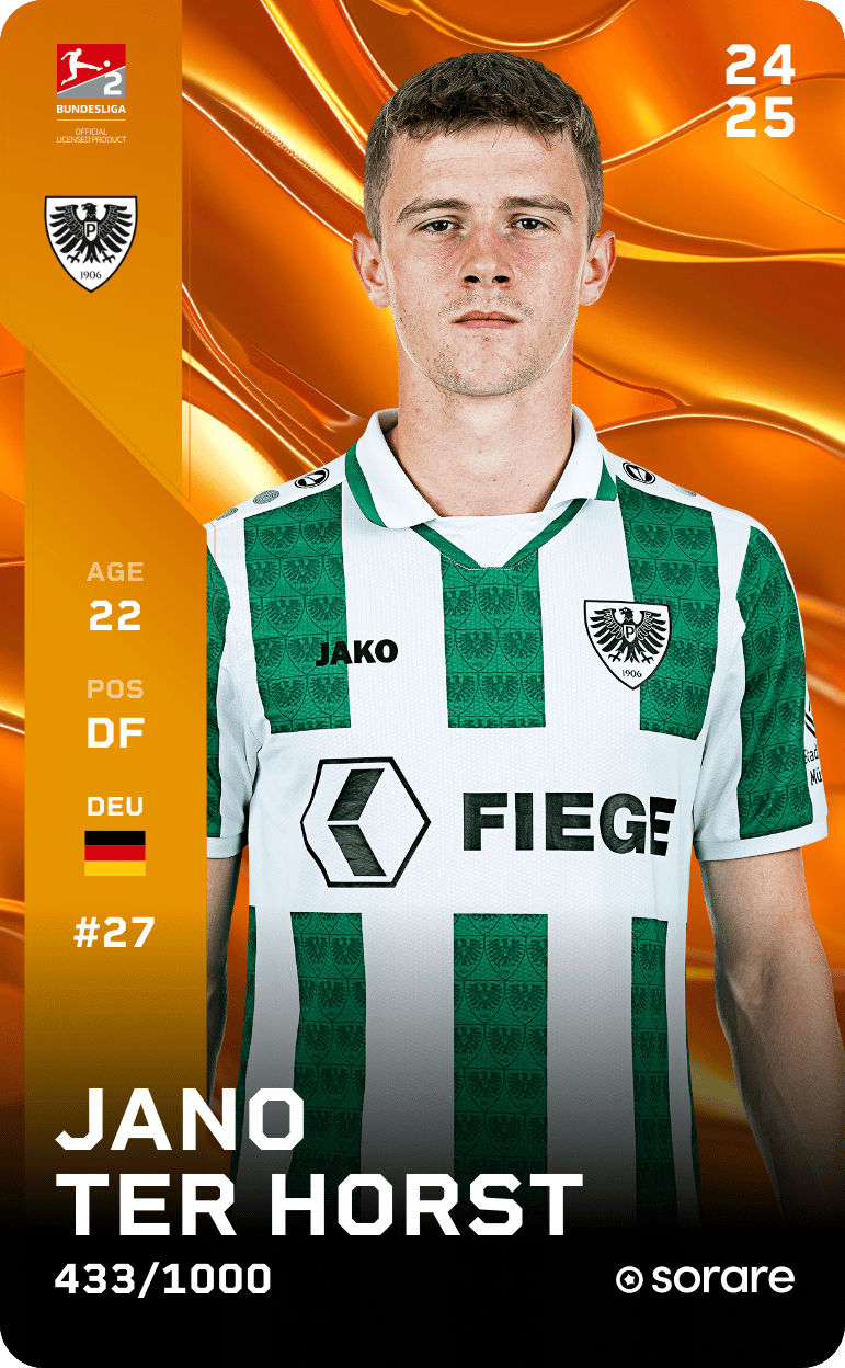 Jano ter Horst 2024-25 • Limited 433/1000