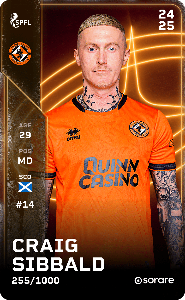 Craig Sibbald 2024-25 • Limited 255/1000